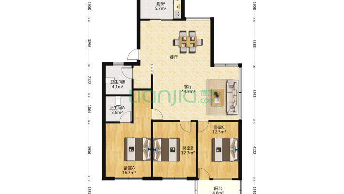 天马小区二手房实景图