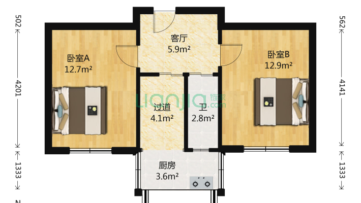 三中宿舍二手房实景图