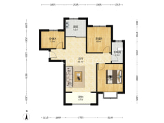 中高楼层 满二，无尾款，拎包入住-涿州香邑溪谷户型图