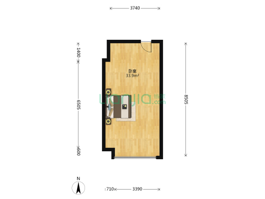 東方名都 1室0厅0卫 47平方