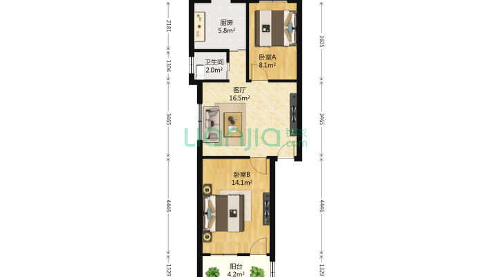 江西省兽药饲料监察所宿舍二手房实景图