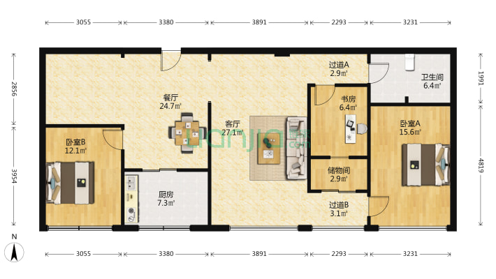 甘肃省安宁公路路政执法管理所家属院二手房实景图