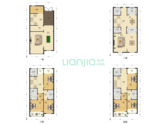 天奇城(B座) 6室3厅9卫 381平方