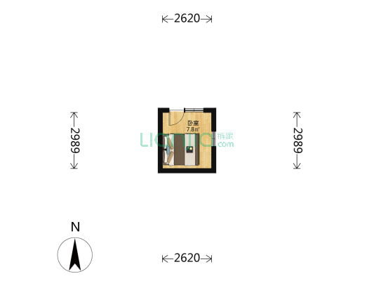 三转桥胡同 1室0厅0卫 9平方