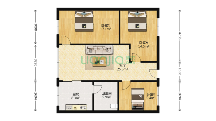 小南湖大厦二手房实景图