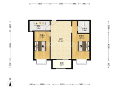 挨着公园的房子，出行便利..........................-涿州翡翠城户型图