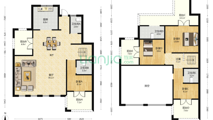 祥生君临府二手房实景图