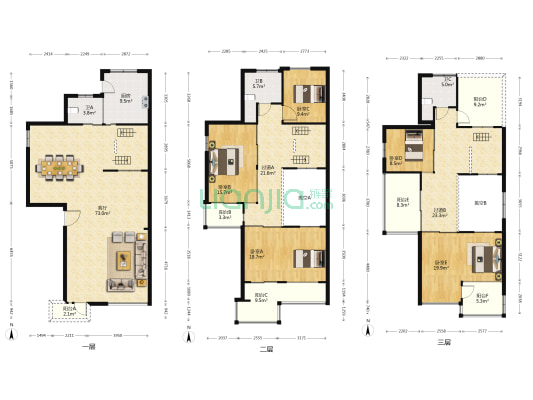 诺顶庄园 5室1厅3卫 340平方