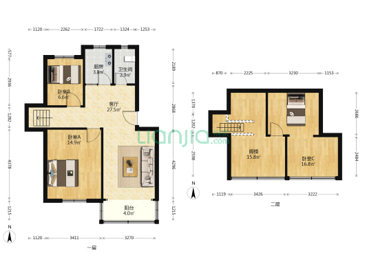 燕家浜 3室1厅1卫 79平方