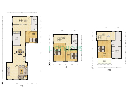 恒盛庄园西区 4室1厅3卫 330平方