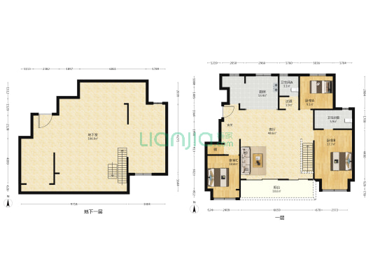 银城翡丽和风 3室1厅2卫 268平方