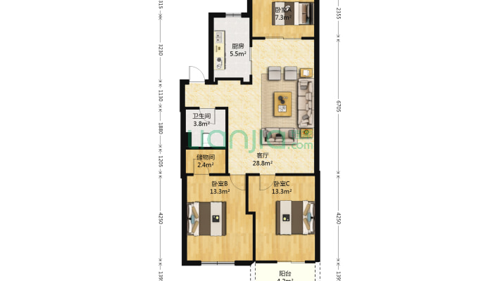 高桥阳光新村二手房实景图