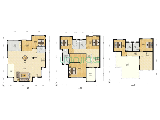 雍陌村 7室1厅6卫 304平方