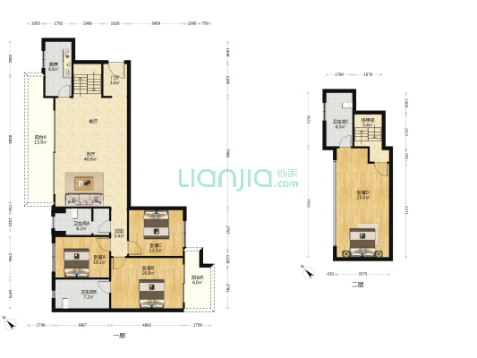 德商御府天骄东区 4室1厅3卫 152平方