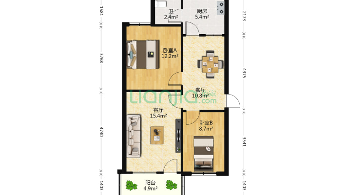 江纺住宅三区二手房实景图
