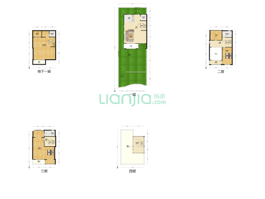 德信阳光城君望园 4室1厅4卫 173平方