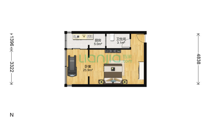 阳光家园三区二手房实景图