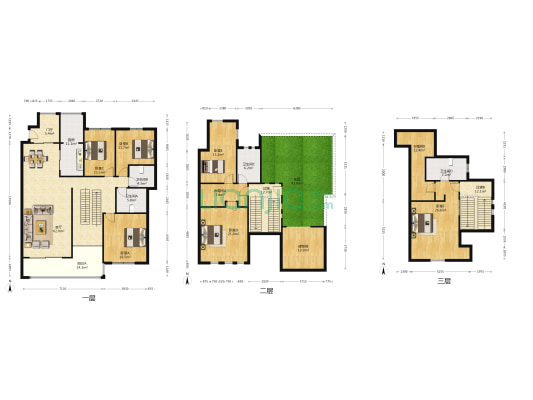 君临天下皇御苑 6室1厅4卫 247平方