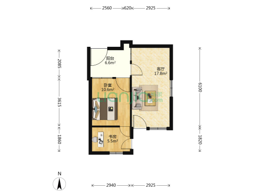 永宁巷  2室1厅0卫 42平方