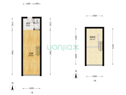 马山国际 1室0厅1卫 35平方