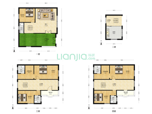 容桂单家容边社区 5室1厅5卫 216平方