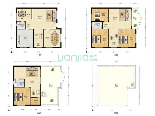 祥苑新村四巷 4室5厅3卫 241平方