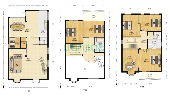 晨光别墅二手房实景图