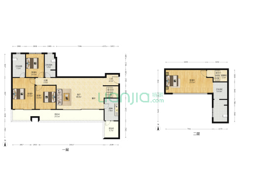 德商御府天骄东区 4室1厅3卫 154平方
