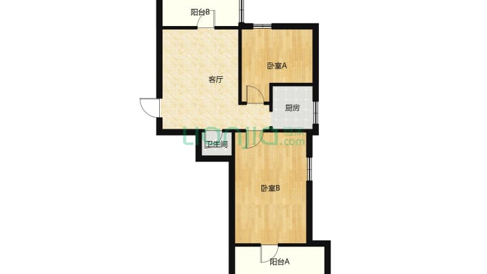 啤酒厂家属院二手房实景图