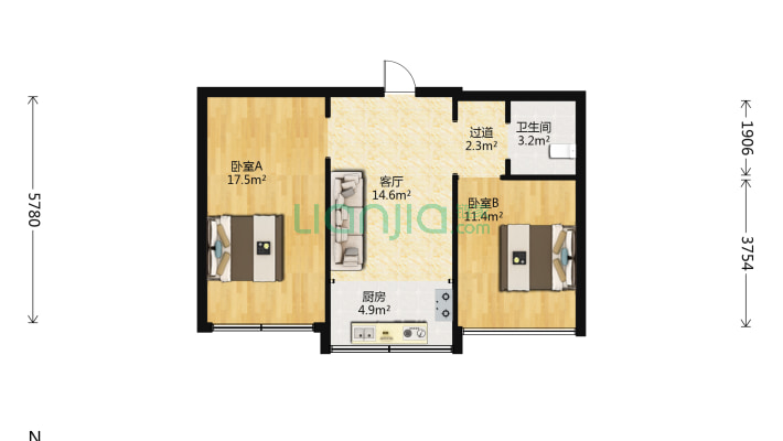 东平嘉苑A区二手房实景图