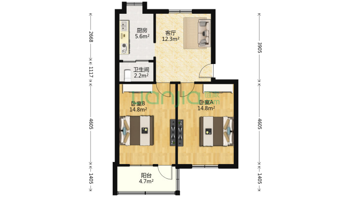南昌供电局住宅二手房实景图