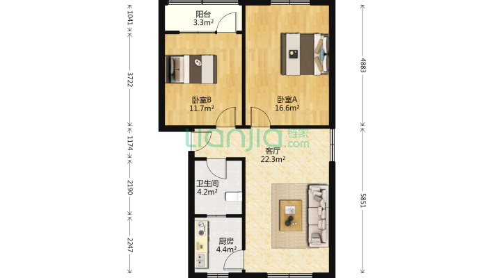 粮友街小区二手房实景图