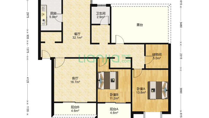 金榜家园二手房实景图