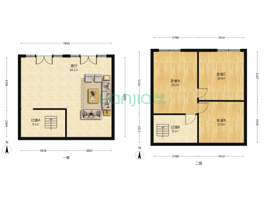 皖北五金机电城 3室1厅0卫 135平方