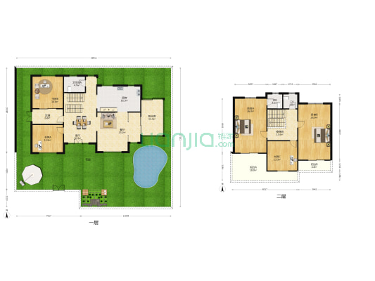 李家角 5室2厅3卫 262平方