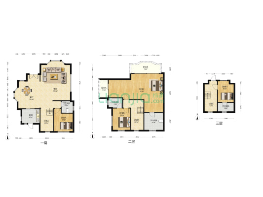 碧桂园假日半岛(翠岭云天) 4室2厅4卫 207平方