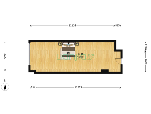 天使金融广场 1室0厅0卫 66平方
