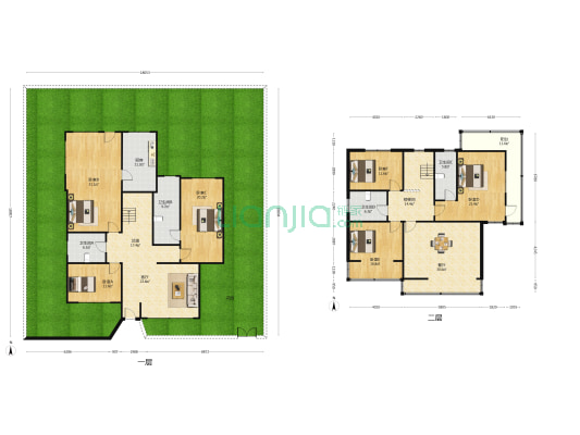 泰山路美食村 6室2厅4卫 284平方