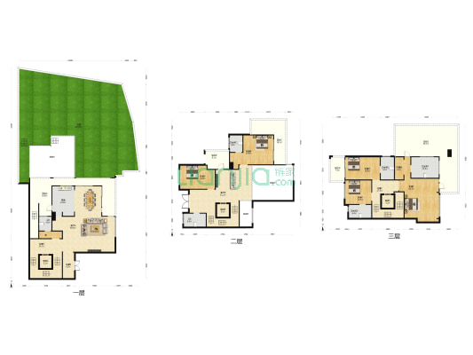 凯丽山庄 5室2厅6卫 1002平方