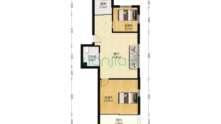 金桥电化小区二手房实景图