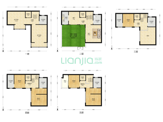 筑友玺珑湾 5室2厅7卫 330平方
