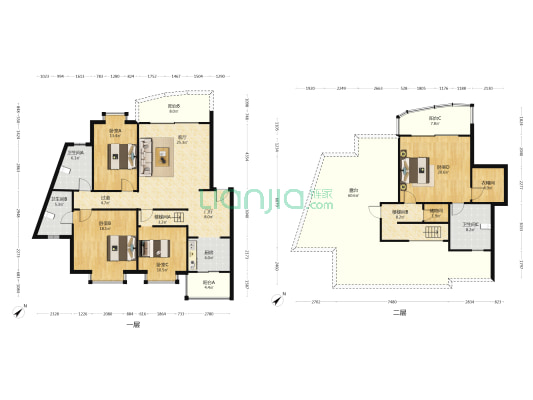 丽水青城 4室1厅3卫 178平方