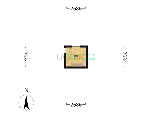 山乐邨 1室0厅0卫 12平方