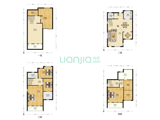 怡和花园 4室1厅3卫 280平方