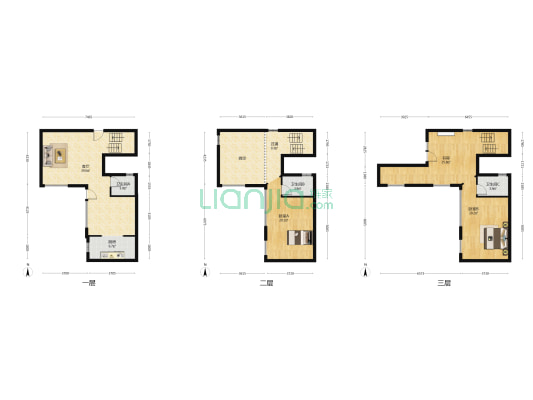 景瑞天赋半岛 3室1厅3卫 170平方