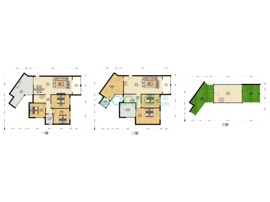 宝龙水岸金城 6室2厅3卫 163平方