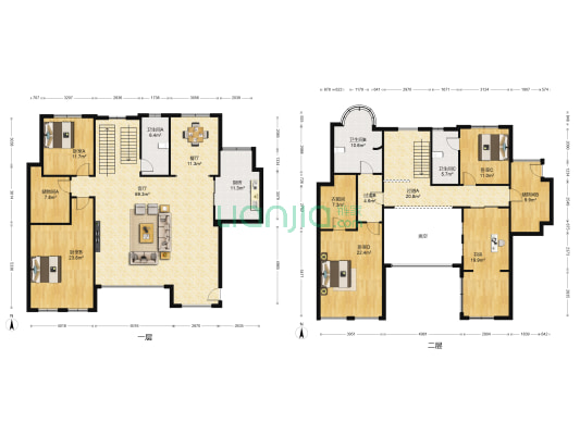 中建芙蓉和苑 5室2厅3卫 225平方