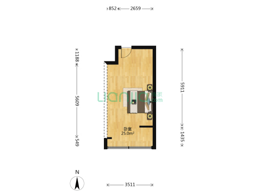 嘉和·南湖之都 1室0厅0卫 38平方