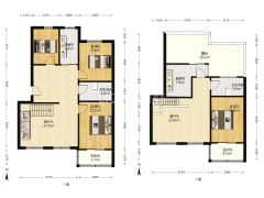范阳主路 二康旁 跃层大四居 带露台 诚意卖-涿州范阳小区户型图