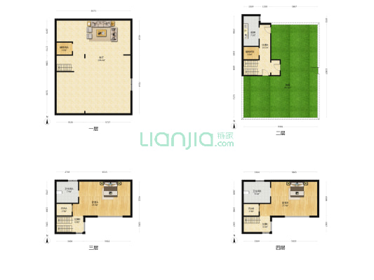 中海尚学府三期 2室1厅2卫 256平方